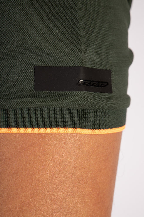 T-shirt Uomo shirty macro in cotone piquet Verde RRD- Francavilla Moda